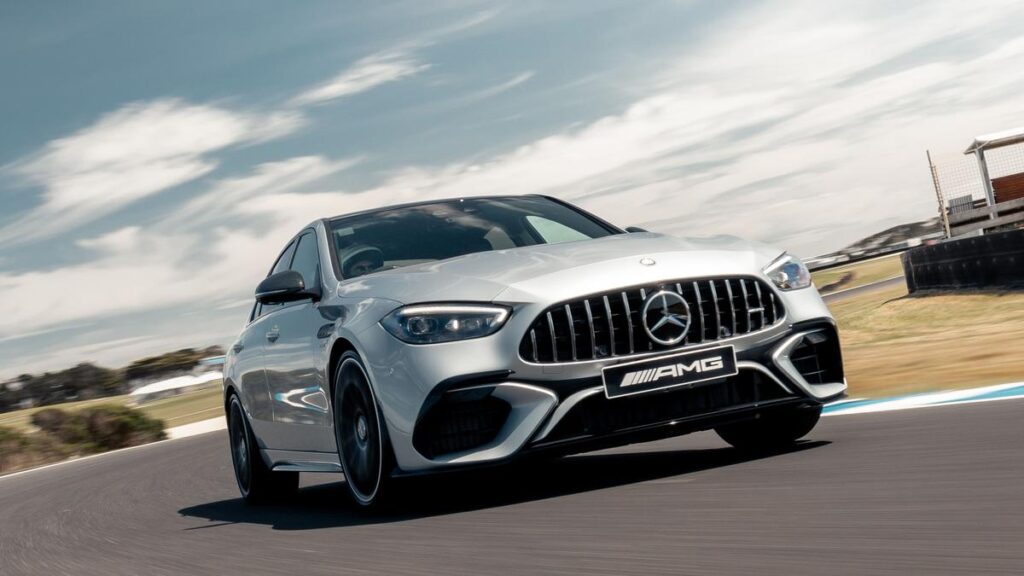 Experience Formula 1 engineering in the new Mercedes-AMG C 63 S E Performance sedan