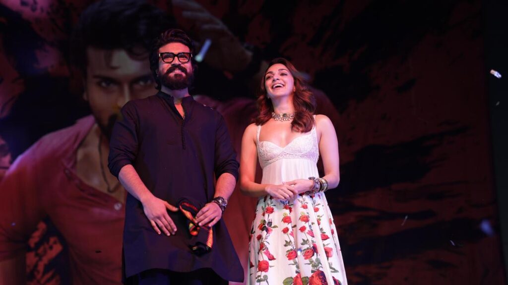Ram Charan brings southern cinema’s fanfare to Lucknow as ‘Game Charger’ teaser arrives at Pratibha Theatre