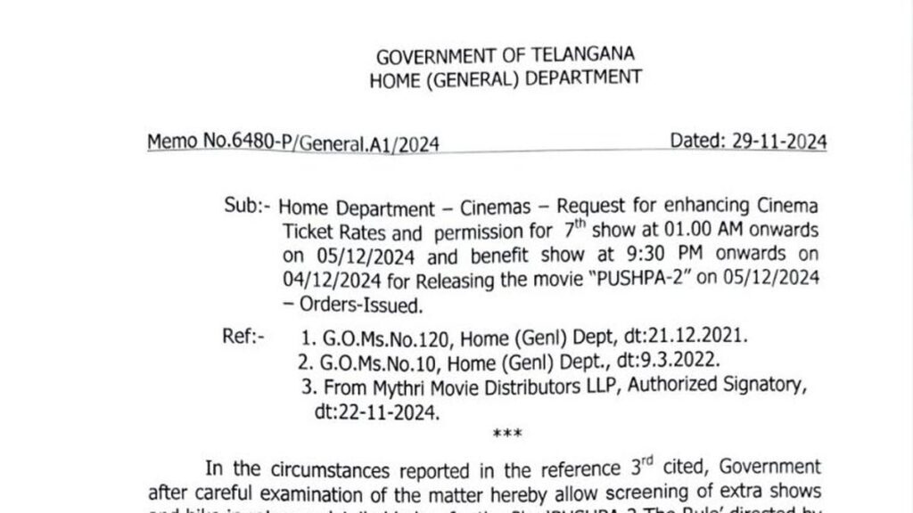 Price hike for Pushpa 2 movie draws flak