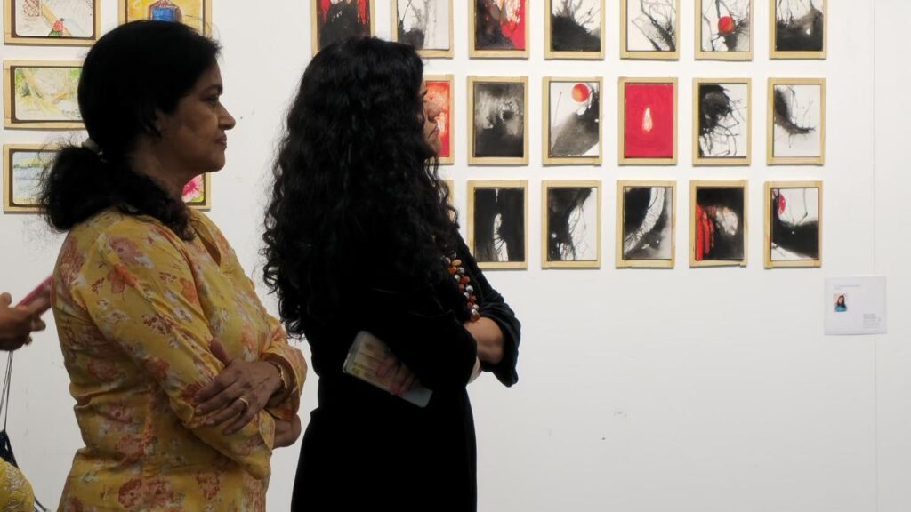 Watercolour postcard paintings by 32 Indian artists on show at Prussian Blue Art Hub in Kochi