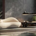 Living room trends this year prioritise comfort, individuality, and artistry. From chunky armed sofas to kidney-shaped marble pieces, take your pick