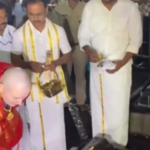 Days after son’s accident, Andhra Pradesh Dy CM Pawan Kalyan’s wife offers hair at Tirupati temple | Watch