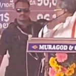 Caught on camera: Siddaramaiah’s angry hand gesture at cop during Congress protest rally in Belgavi