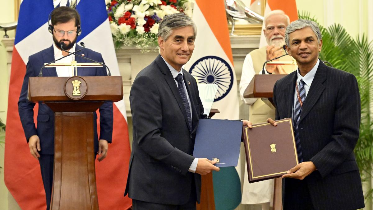 India, Chile sign terms of reference for new trade deal
