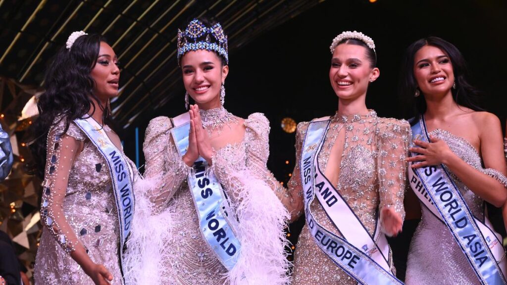 Thailand’s Opal Suchata Chuangsri crowned Miss World 2025 in a dazzling grand finale in Hyderabad
