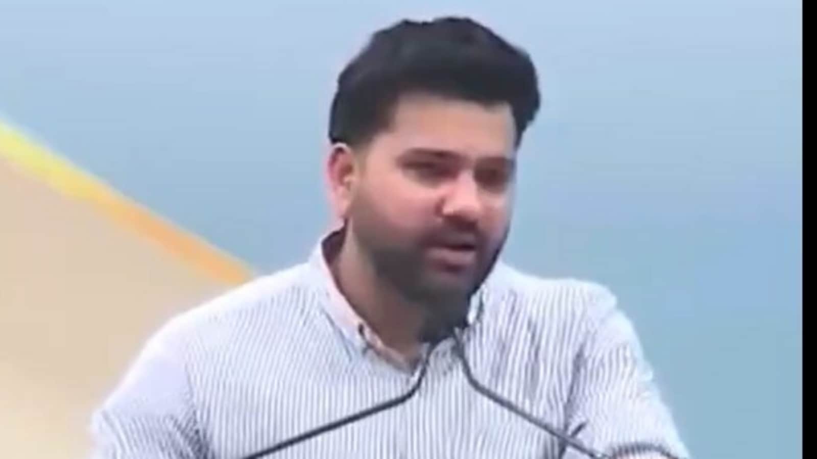 ‘So so special…’: Rohit Sharma’s first reaction after parents unveil Wankhede stand in his honour | Watch