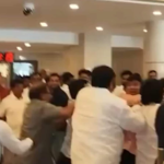 Caught on camera: BJP and NCP-SP workers clash inside Maharashtra Assembly; Jitendra Awhad says ‘plan to kill me’