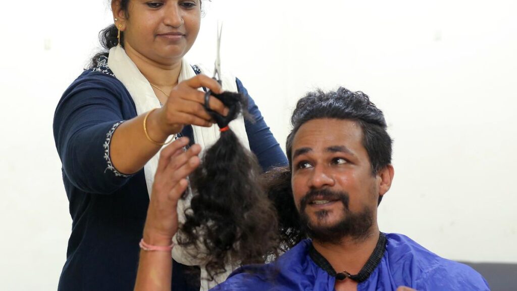 This Kerala social worker visits homes of donors to harvest hair for wigs for cancer survivors