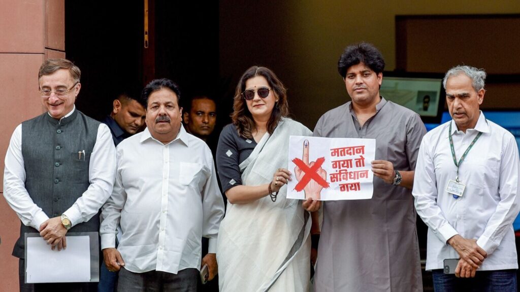 Congress MP Rajeev Shukla contradicts Rahul Gandhi on Indian economy: ‘Donald Trump is living in a delusion’