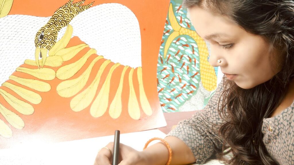 This Gond artist’s first Hyderabad exhibition explores Nature and identity