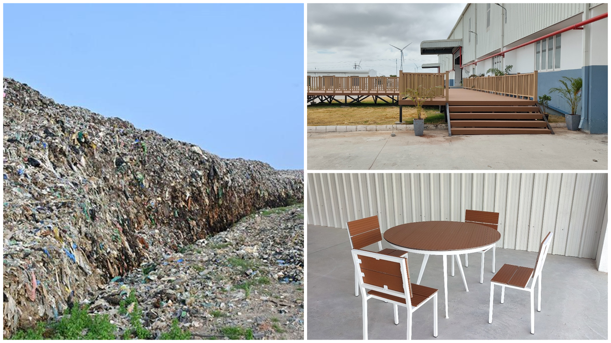 Blue Planet turns Perungudi dumpyard waste into furniture, construction sand