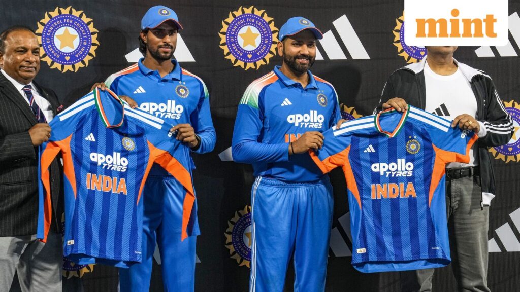 ‘Footballification of Indian cricket jersey’ – Internet reacts after Rohit Sharma, Tilak Varma unveil T20 World Cup kit