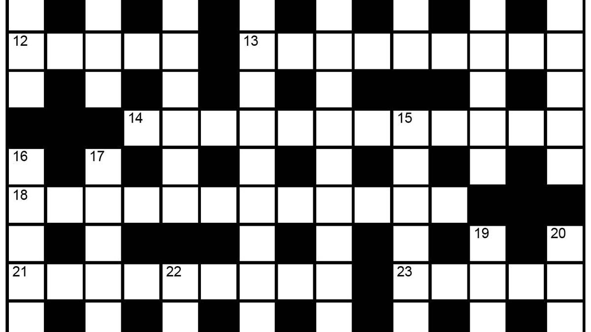 The Hindu Sunday crossword no. 43