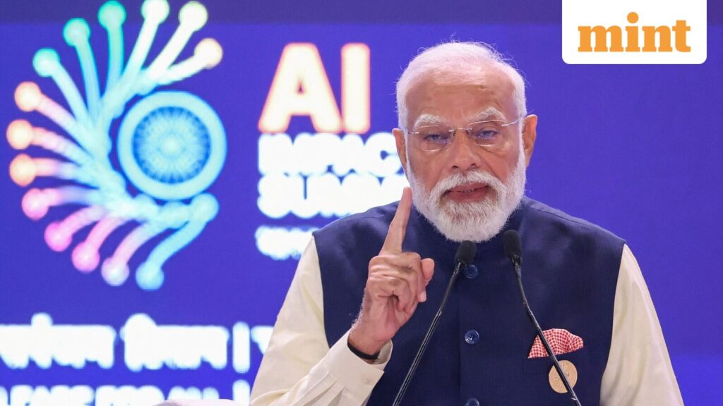 PM Modi slams ‘shirtless’ protest at AI Impact Summit; tells Congress, ‘country knows you are already naked…’