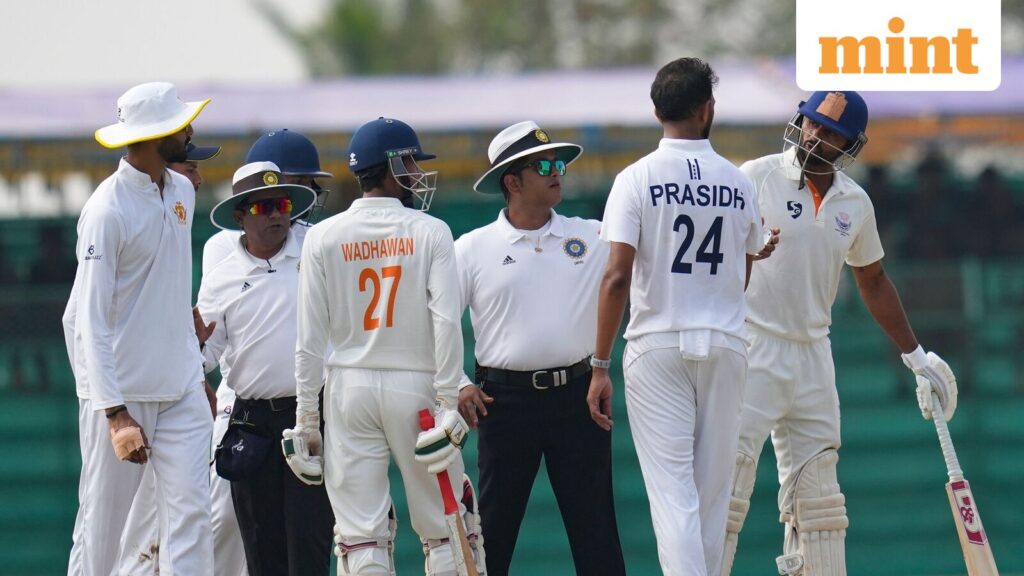 Watch | J&K captain Paras Dogra loses temper, headbutts Karnataka player: Ranji Trophy final turns into battleground