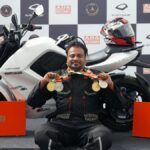 Chennai assistant professor completes 7,530 km ride on electric bike