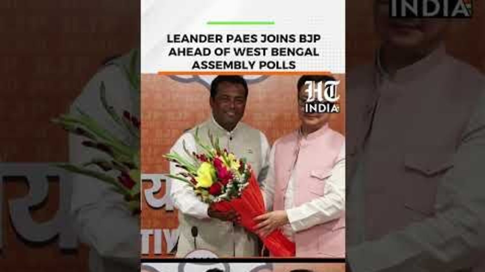 Ex-tennis star Leander Paes joins BJP ahead of West Bengal Assembly Elections 2026